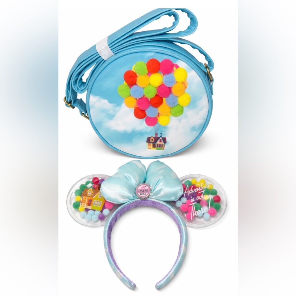 Disney Pixar's "Up" Bag and Themed Mouse Ear Set